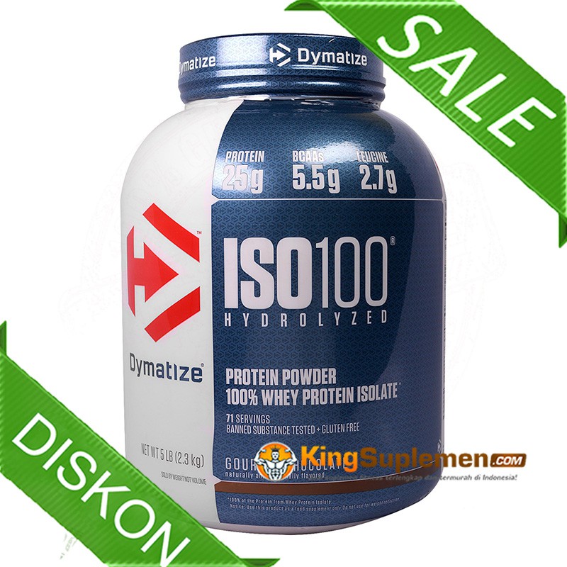 Dymatize ISO 100 Whey 5lbs - Hydrolyzed - LISENSI Resmi DNI - iso100 5 lb Original dijamin Asli