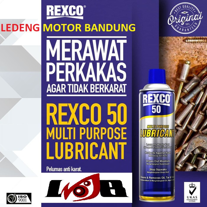 Rexco 50 220ml Penetrant Pelumas Anti Karat Multi Purpose Lubricant