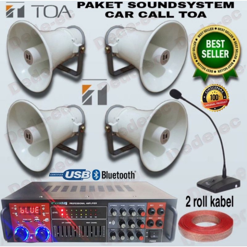 Paket Speaker Toa Outdoor isi 4 speaker toa 15 watt original