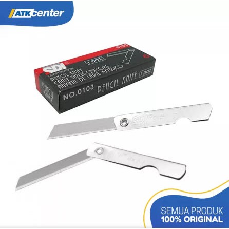 

SDI Pencil Knive / Silet Tangkai Besi 0103 (4 pcs)