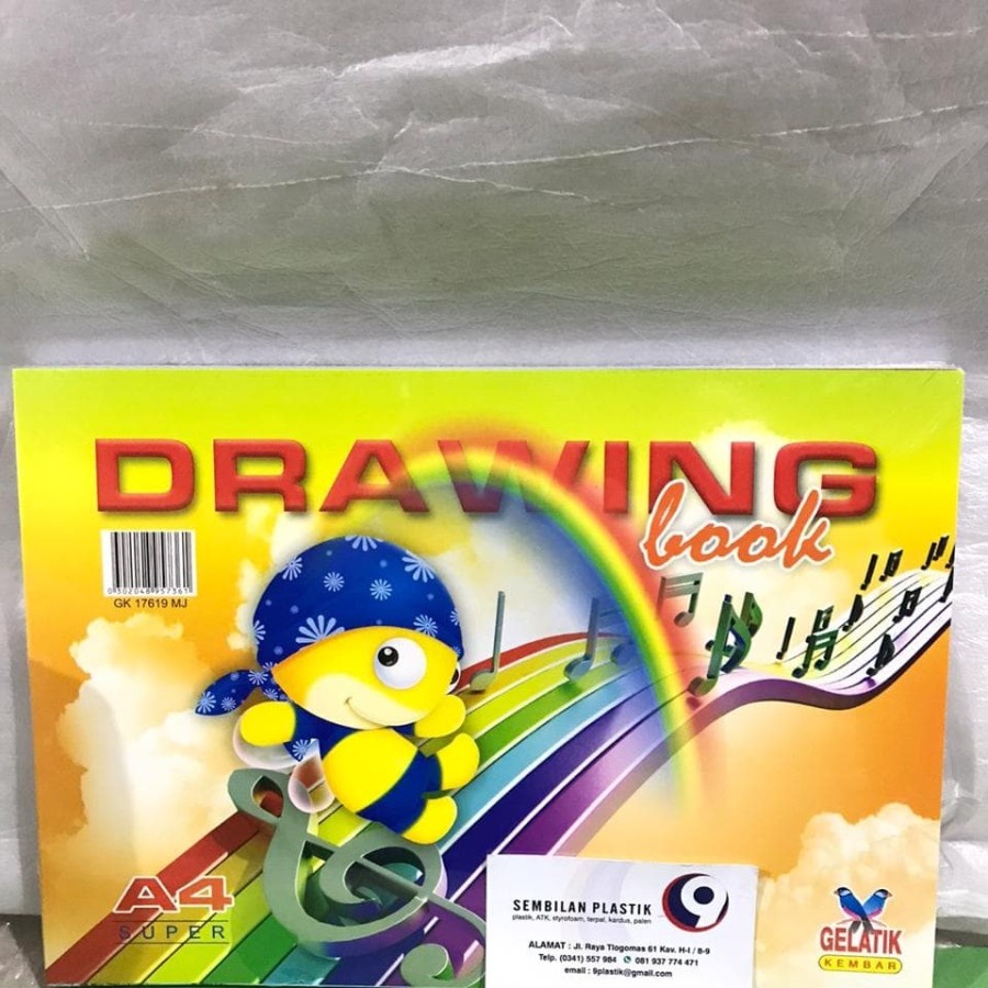 

Buku gambar A4 cap GLATIK KEMBAR isi 10 pcs Termurah