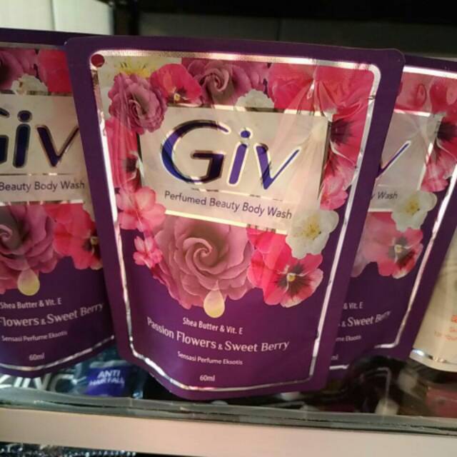 Giv Body Wash Mini Size 60ml Sabun Mandi Cair