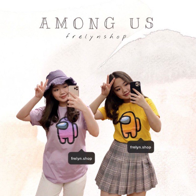 Download AMONG US KUNING LILAC OVERSIZE TSHIRT | BAJU KAOS TUMBLR ...