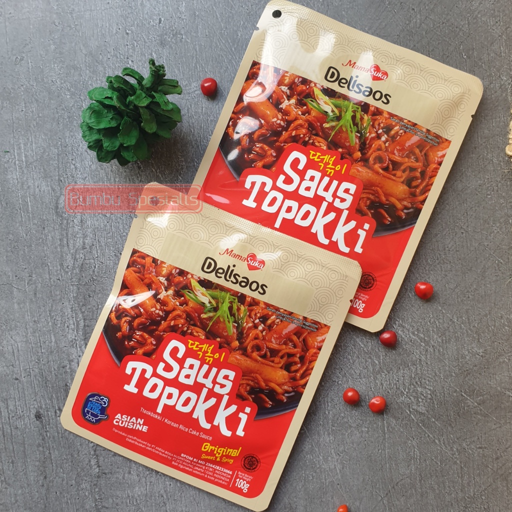 Saus Topokki Delisaos Mamasuka Tteokbokki Tokpoki 100gr - Original