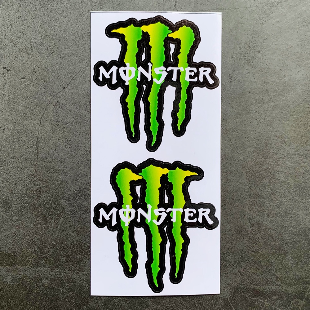 Monster Mobil Stiker Ukuran Besar Dimodifikasi Stiker Sepeda Motor Sepeda Mobil Unit Skuter Stiker