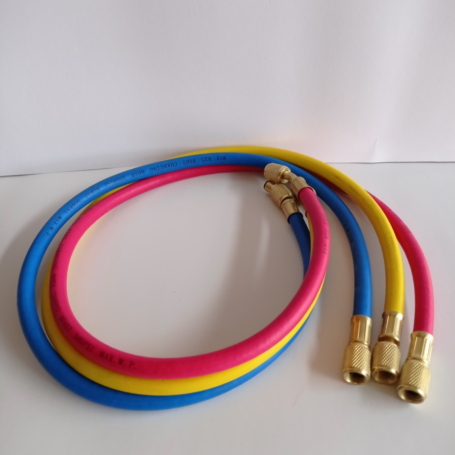 Selang Manifold Freon R22/R134 | Selang Isi Freon AC R22/R134a 1 SET 3