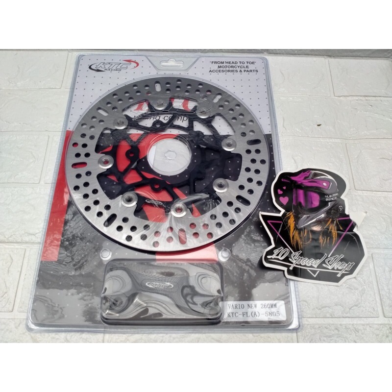 Disc Break / Piringan Cakram Ktc Racing Original Vario Baut 5 Disc Vario 150 Floting Lubang 5