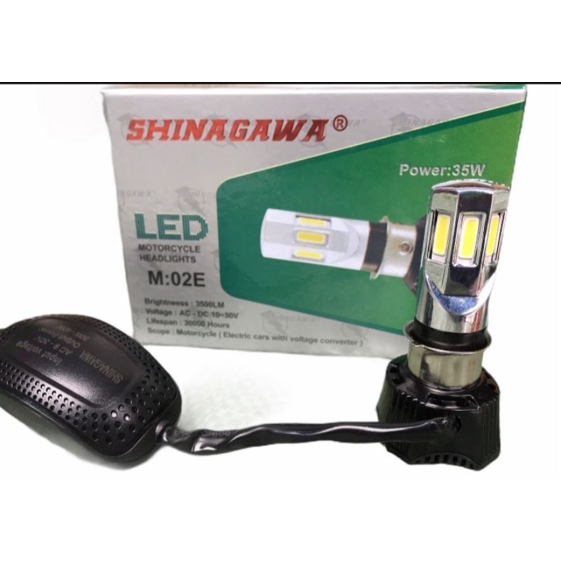 { READY STOK } LAMPU LED MOTOR 6 SISI KIPAS SHINAGAWA - LAMPU DEPAN 6 SISI KIPAS M02E AC/DC UNIVERSA