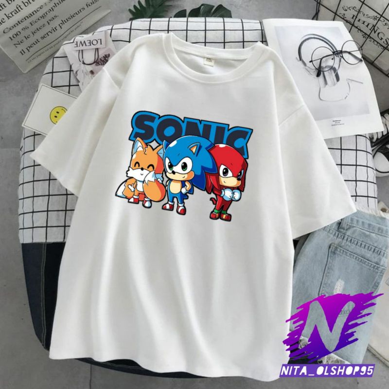 baju kaos anak atasan anak baju sonix the movie spesial