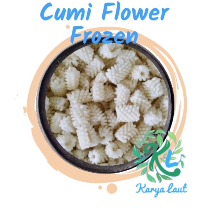 

Cumi Flower Frozen, Squid Flower Frozen import 1 Kg