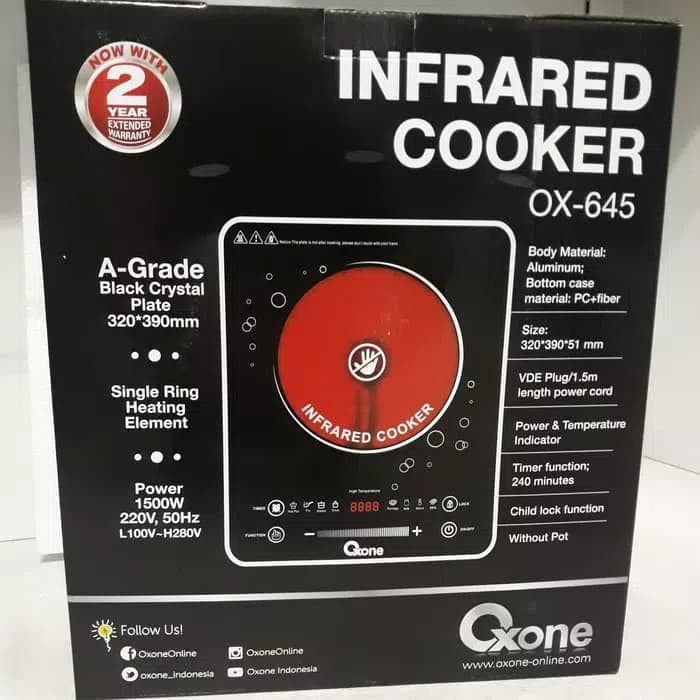 Kompor Listrik Infrared Cooker Oxone OX-645