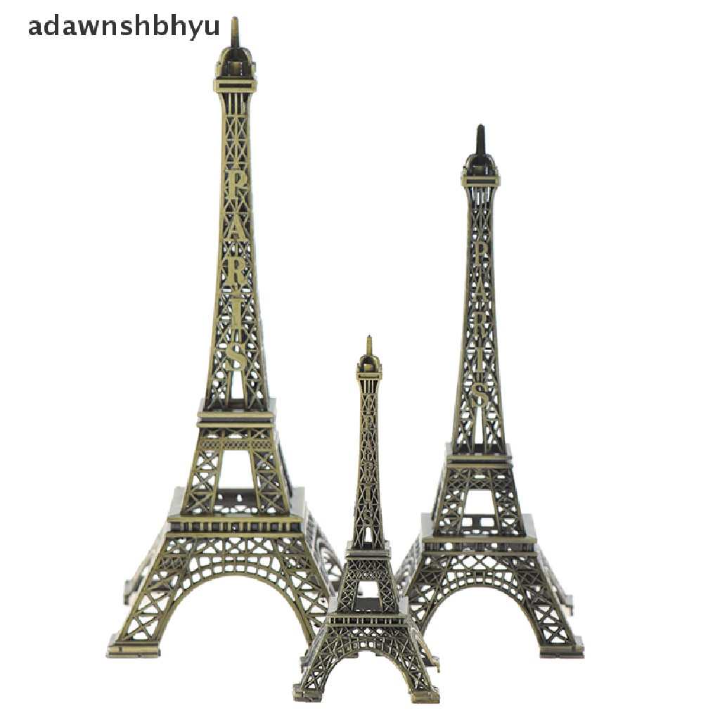 [adawnshbhyu] Patung Patung Meja Model Menara Eiffel Paris Mini Kerajinan Souvenir Alloy