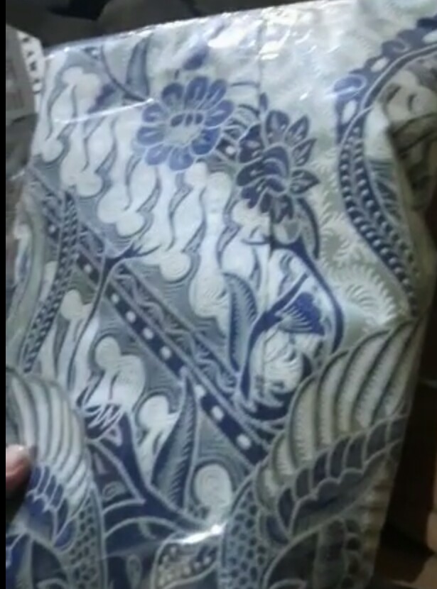 Batik Pria Mahadewa Biru Lapis Furing Katun Halus Size M-xxl High Quality Asli Solo