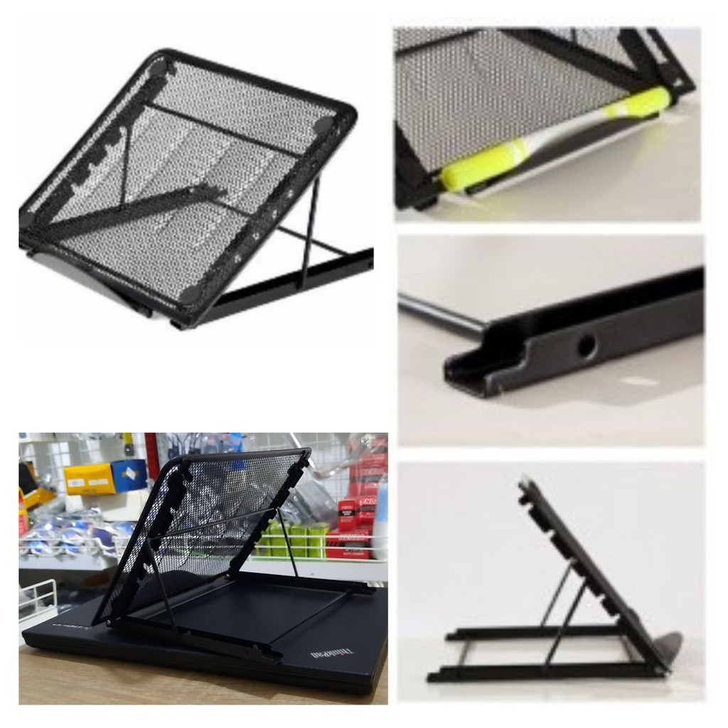 Laptop Tablet Stand Dudukan Meja Lipat Besi Portabel  111