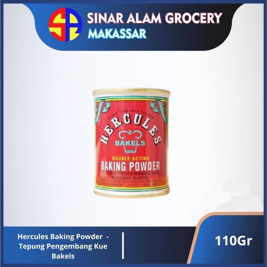 

Hercules Baking Powder 110gr - Tepung Pengembang Kue Bakels