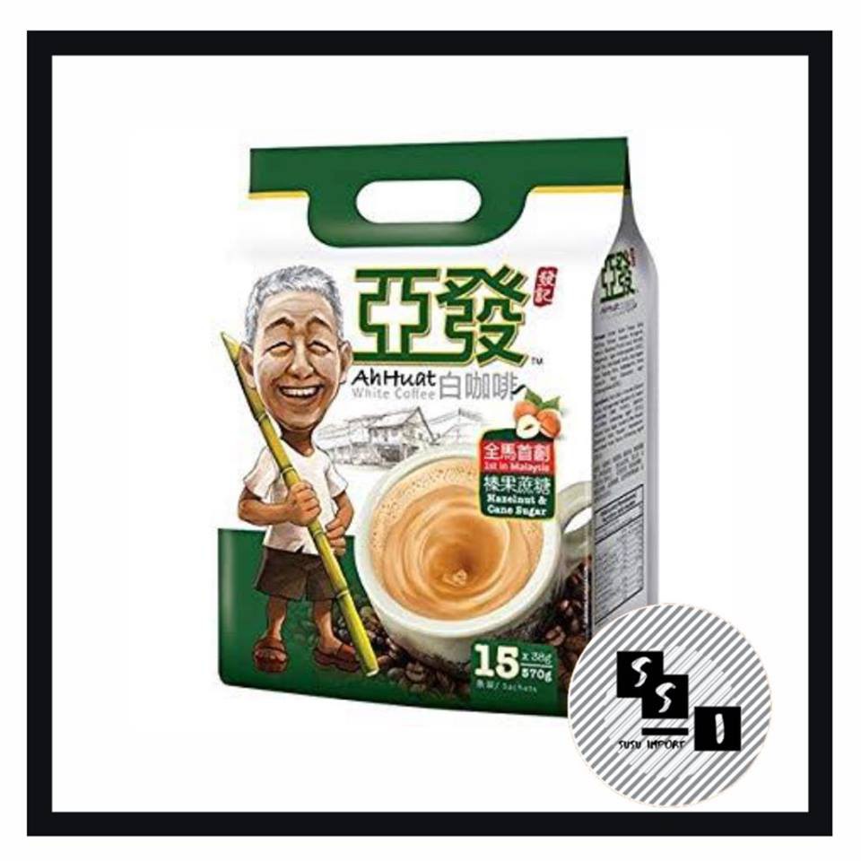 

Ah Huat Hazelnut / White Coffee / Coffee 3in1 with hazelnut 570grm