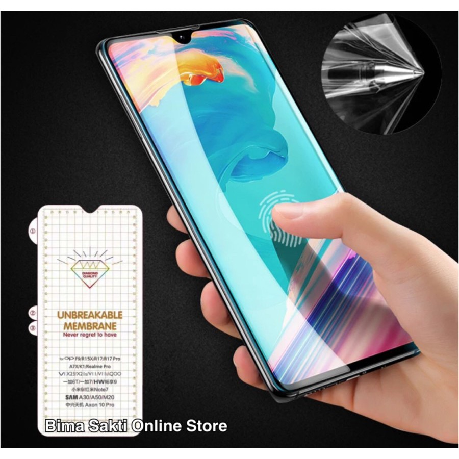 Oppo A15 Hydrogel Clear Anti Gores Screen Protector Full Layar