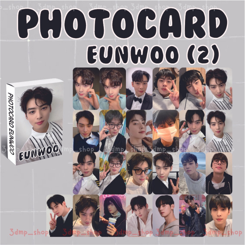 [25 lembar] photocard photo lomo card lomocard eunwoo astro