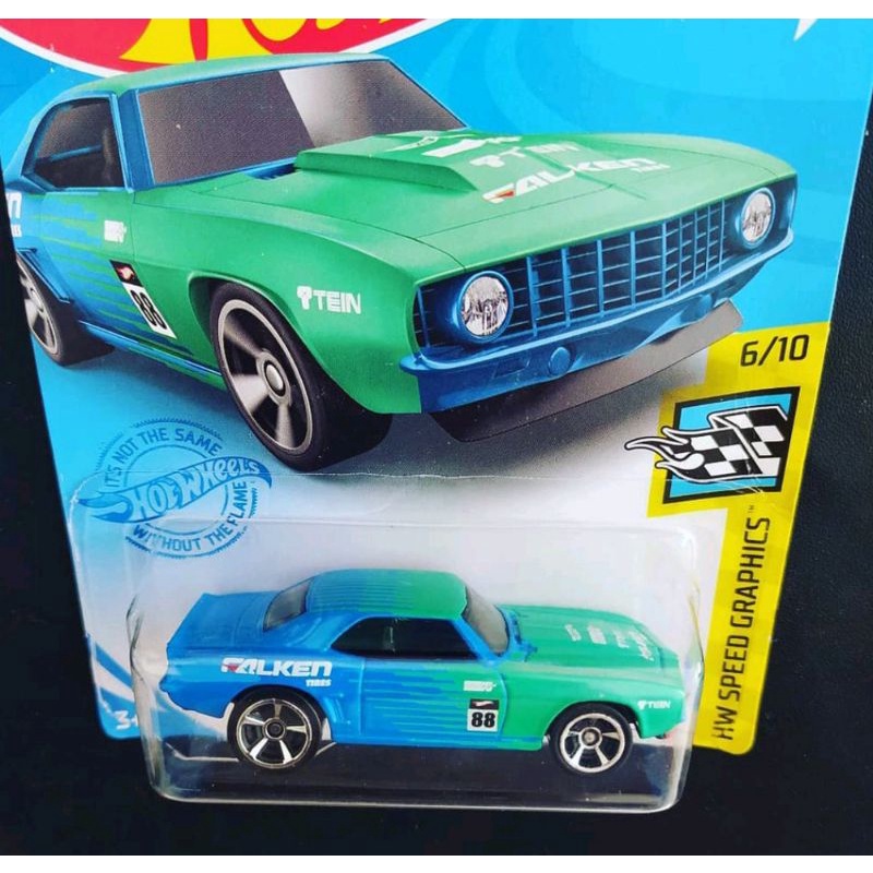 hotwheels 69 COPO CAMARO falken HW SPEED GRAPHICS