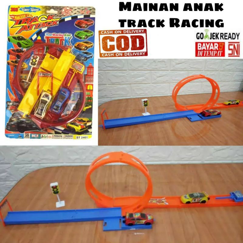 Mainan Racing Car Track Attack Murah - Mobil Balap Anak Edukatif Mainan