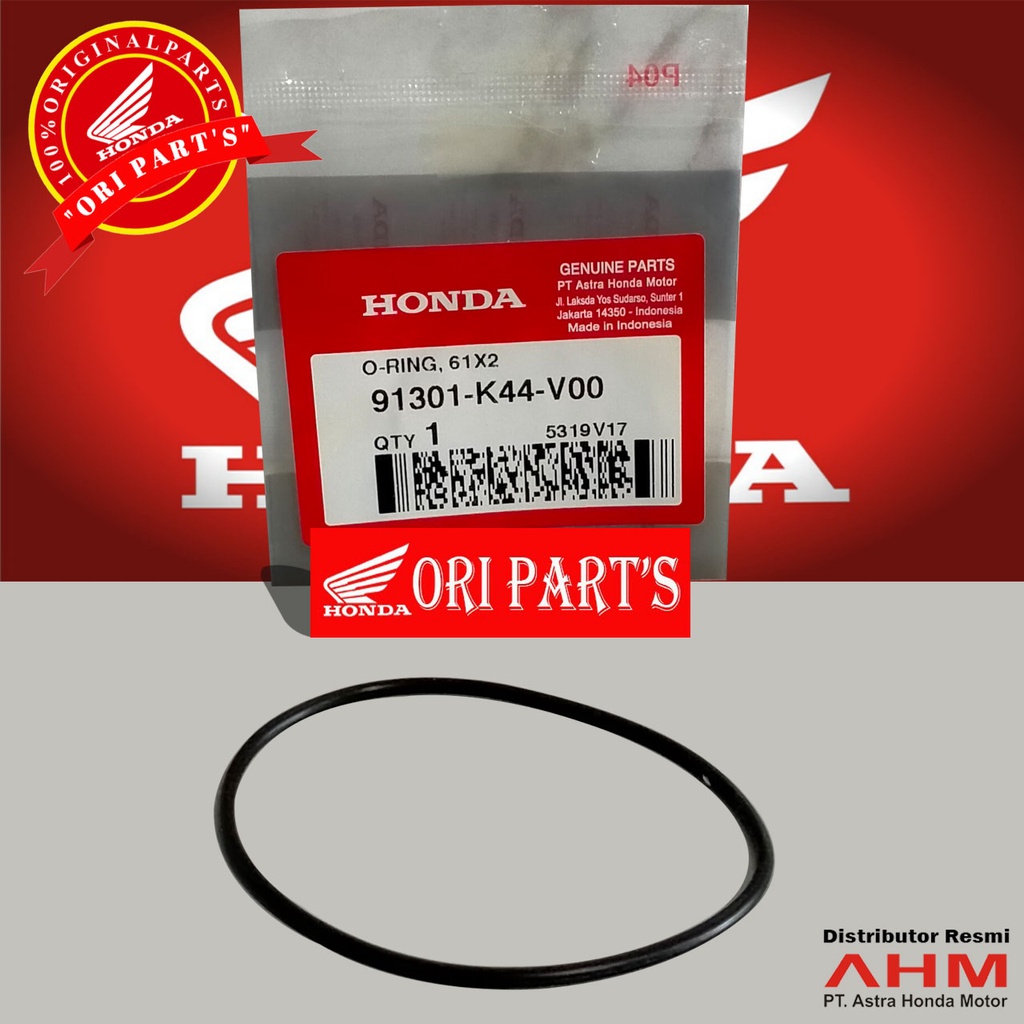 SIL oring gasket tutup pompa oli beat vario scoopy fi esp // 91301k44v00