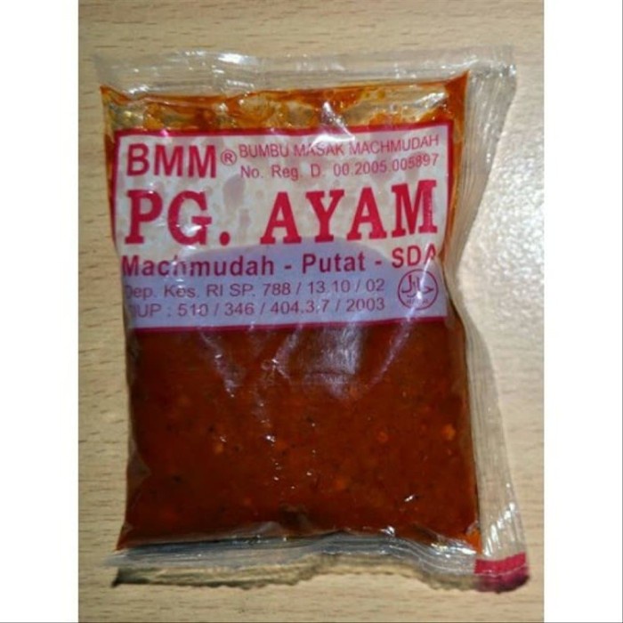 

Bumbu Masak Machmudah "BMM" Mahmuda Mahmudah PG. Ayam Panggang Eceran