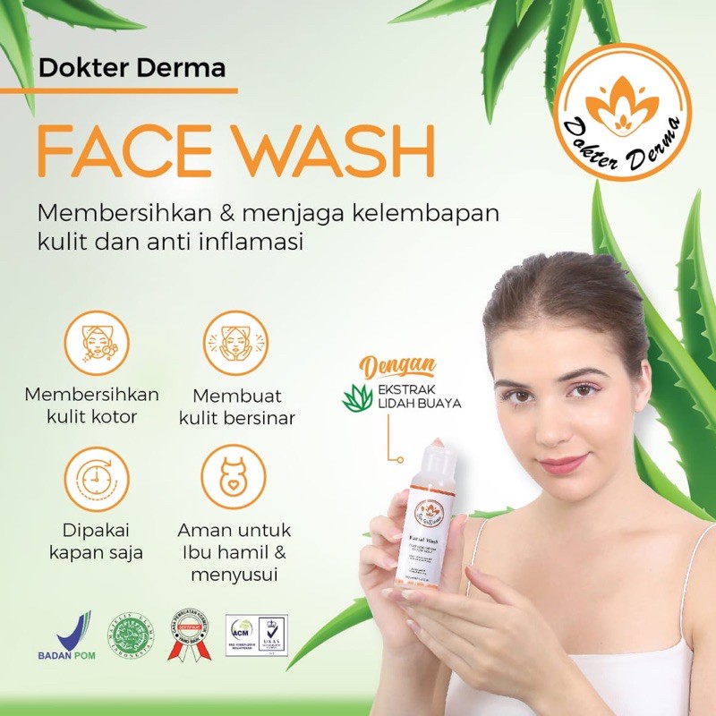 Dokter Derma Sabun Wajah NTD Facial Wash