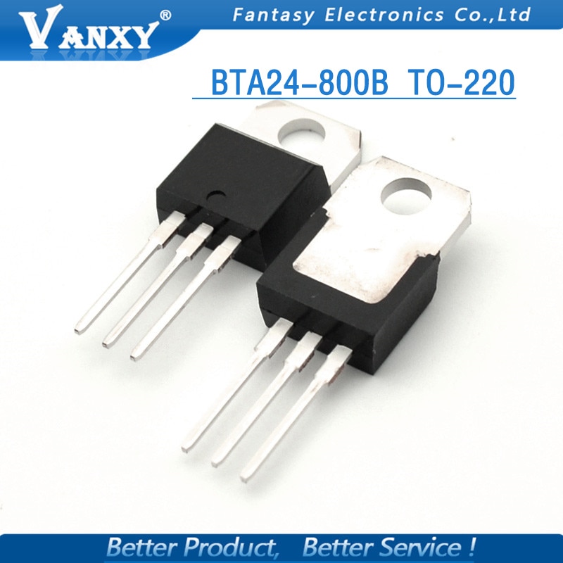10pcs Bta24-800B To-220 Bta24-800B 24-800 To220 Bta24