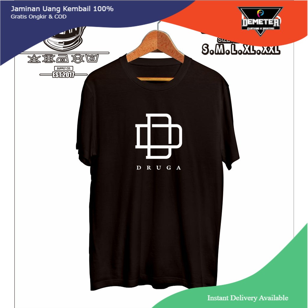 Kaos Baju VAPE VAPOR DRUGA - DEMETER.CLOTH