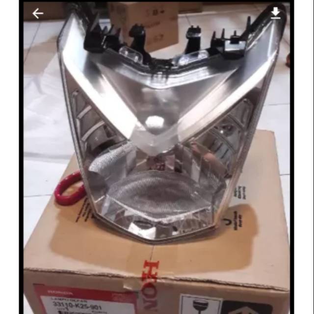 REFLEKTOR BEAT FI LAMPU DEPAN BEAT FI 33110K25901 ORI AHM GRACIAZ