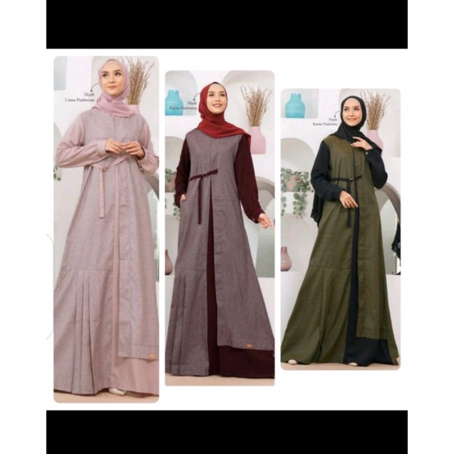 Gamis Terbaru Nibras 2021 NB A97 New Original / Gamis Syar'i / Gamis Nibras Dewasa / Gamis Modern / Dress Muslimah