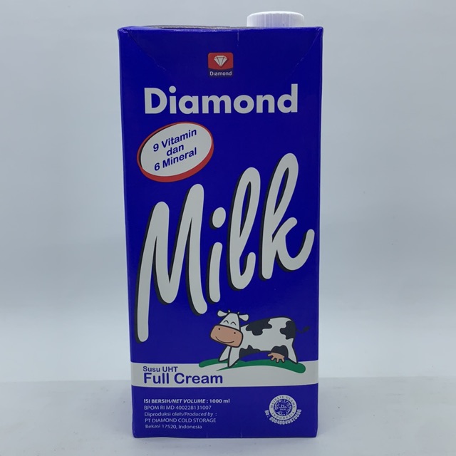 

Diamond Milk UHT Susu Literan 1L Full Cream