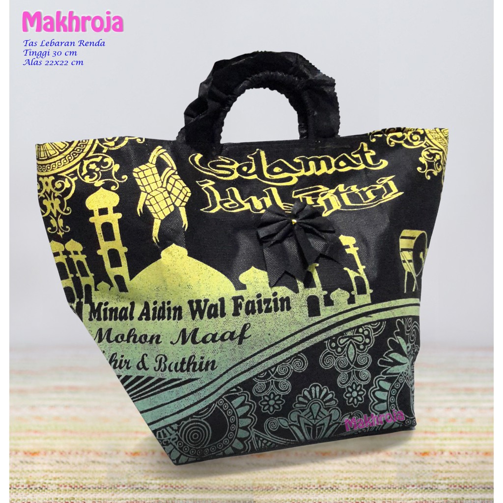 

Tas Goodie Bag Kibir Parcel Lebaran Idul Fitri Hitam