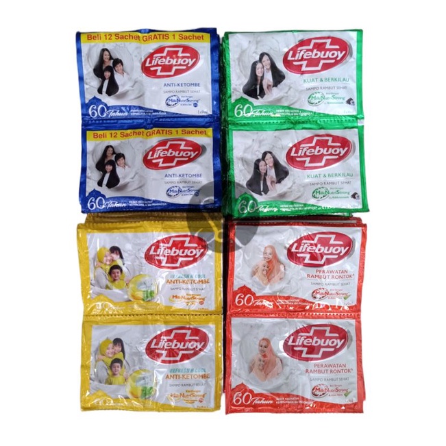 Shampo Lifebuoy Renteng Isi 12pc Sachet Shampo Renceng Lifebuoy