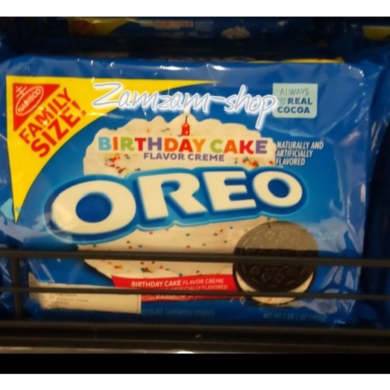 

oreo sandwich birthday cake Biscuit biskuit cream 482gr