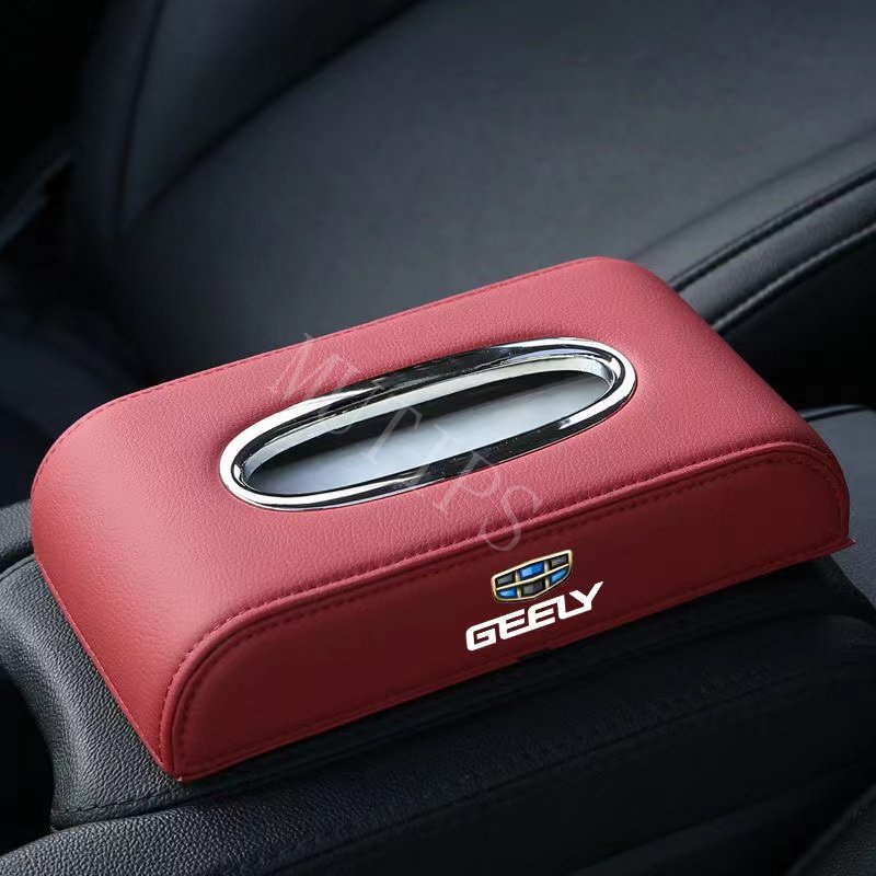 Geely Kotak Tisu Bahan Kulit Kualitas Tinggi Untuk Mobil