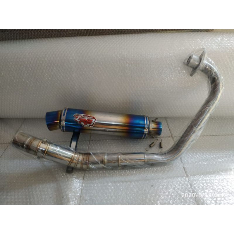 knalpot set R9 buat satria Fu Vixion mp R15 Verza Tiger gl dll