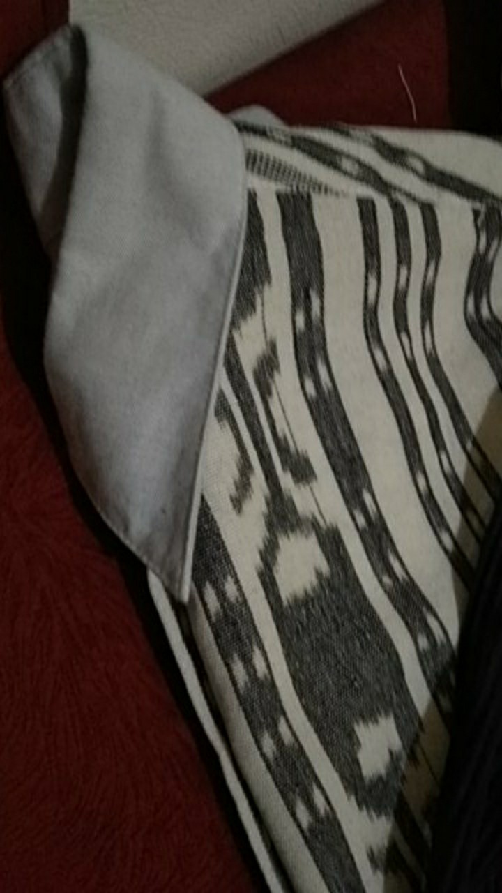 Kemeja Tenun Wtp 22 Abu-abu Baju Atasan Pria Kerja Modern