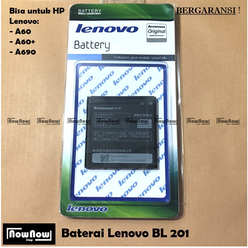 Baterai Lenovo A60 - A60+ - A690 BL201 S680 BL179 Original Batre Battery