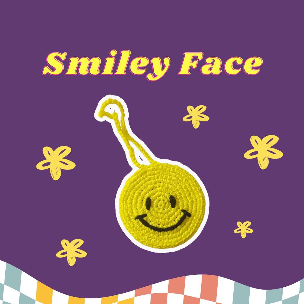 Smiley Mirror Gantungan Tas