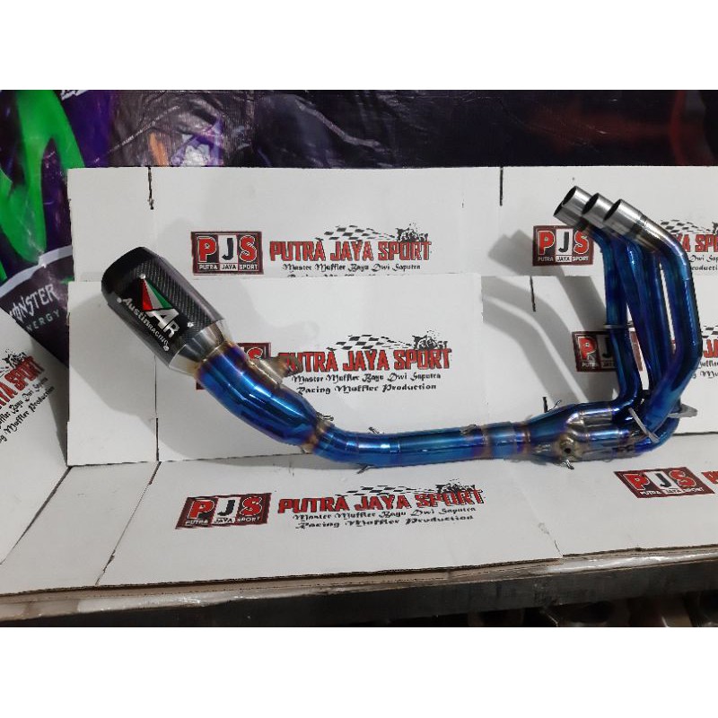 knalpot zx25r full system austin racing pnp