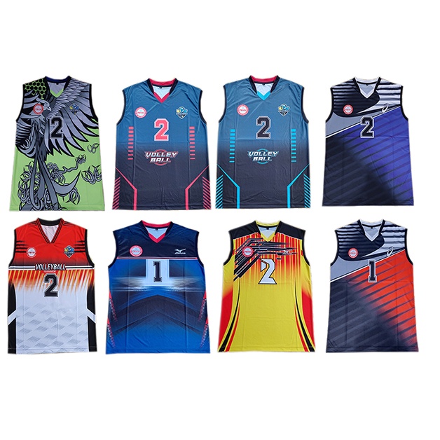 baju atasan jersey singlet  bola voli volleyball olahraga voly full printing proliga  putra terbaru