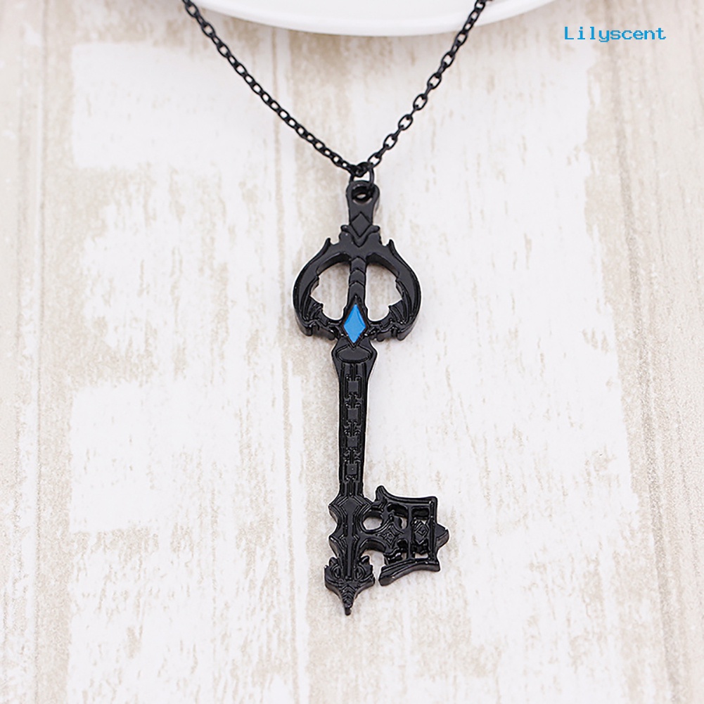 Kalung Dengan Liontin Anime Kingdom Hearts Oblivion Keyblade Untuk Pria Dan Wanita