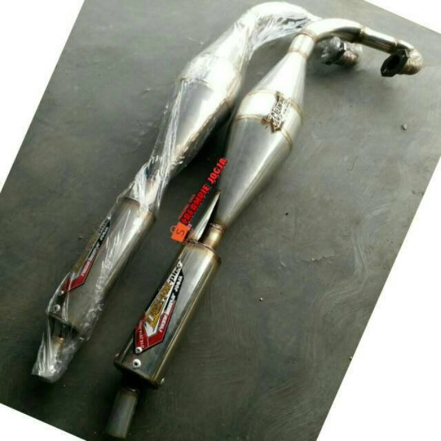 Knalpot Creampie Mini GP Stainless Original