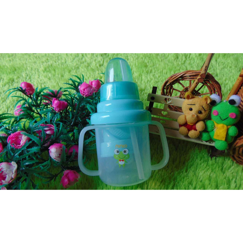 kembarshop training cup botol susu anak bayi NINIO 3 in 1tosca