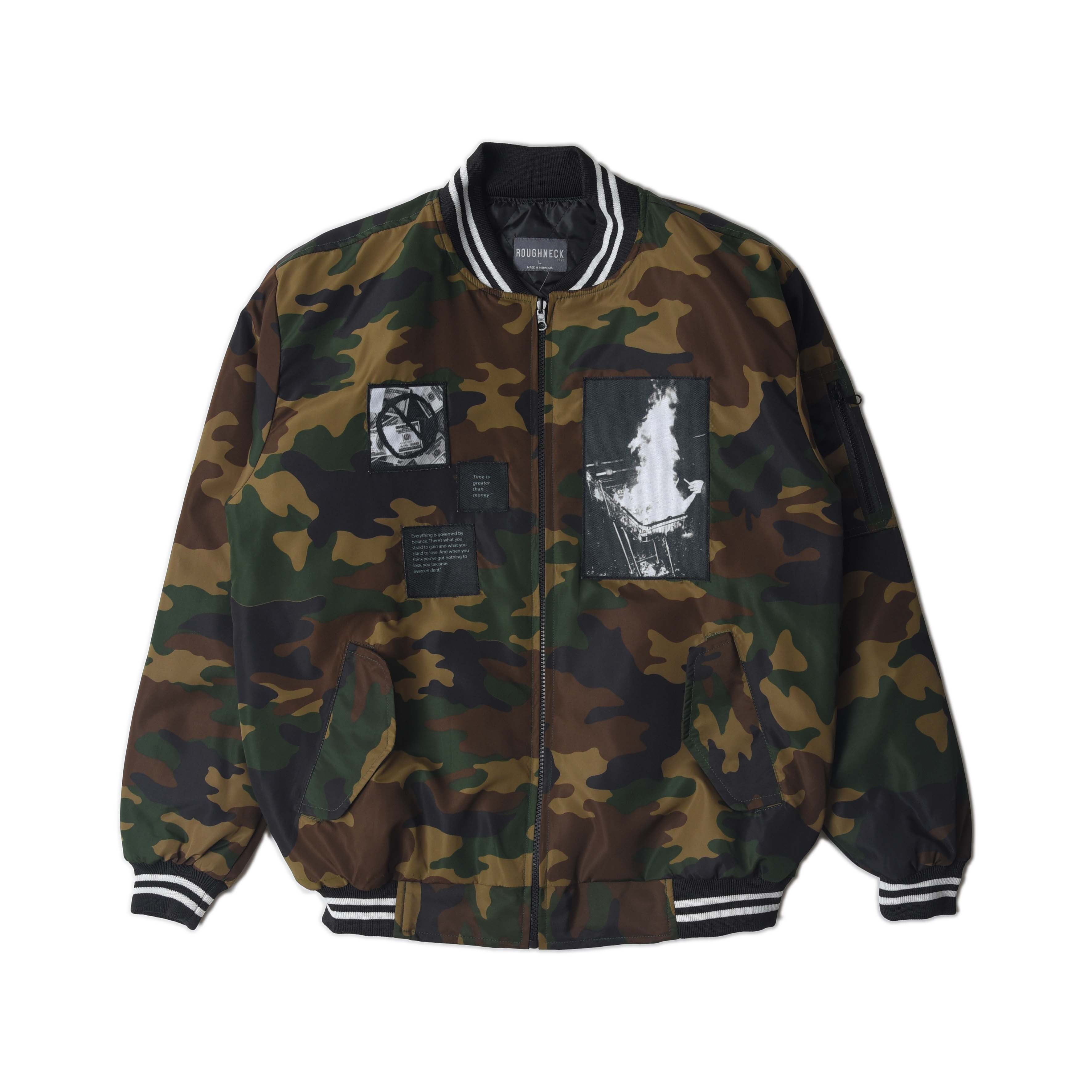 Jual Roughneck BC003 Regiment Camouflage Bomber Indonesia|Shopee Indonesia