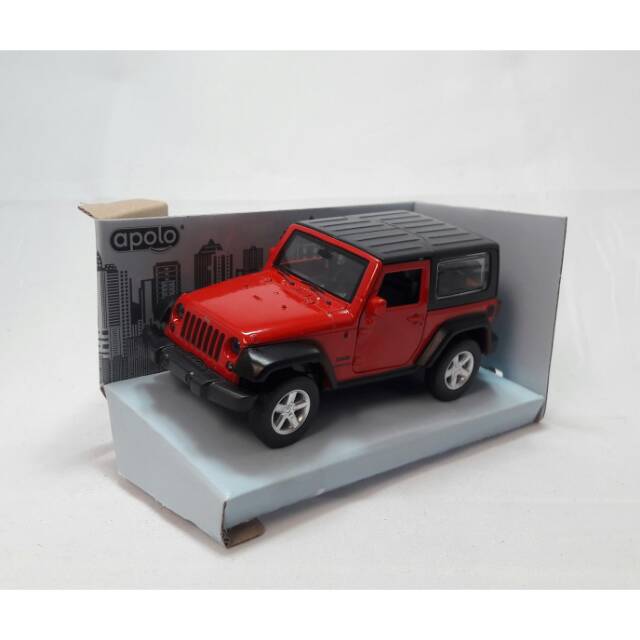 Jeep Wrangler Merah Diecast Apolo Msz