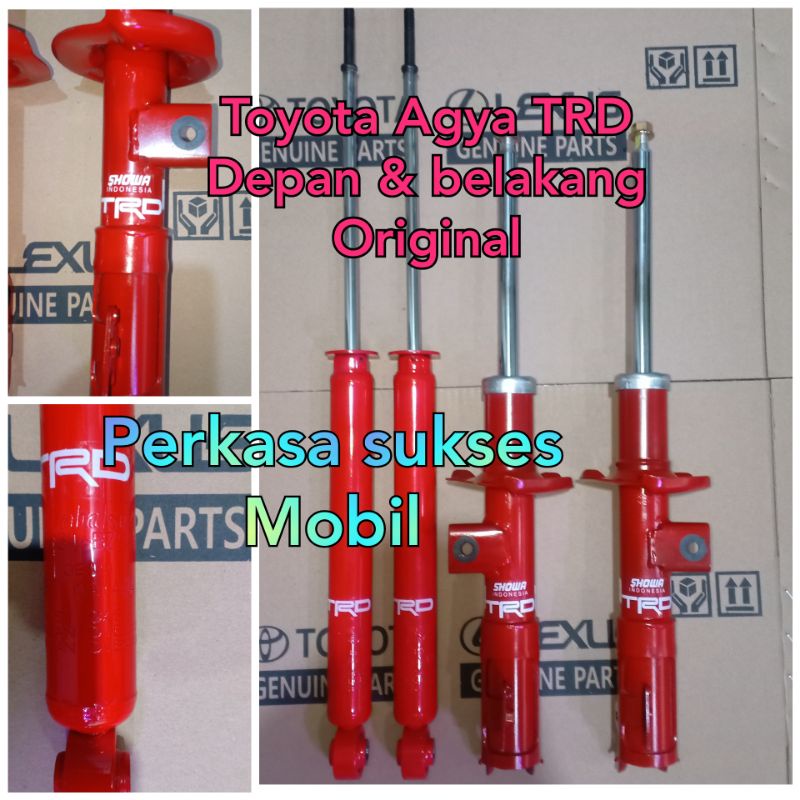 shockbreaker shock absorber toyota AGYA TRD agya trd depan & belakang 2set original
