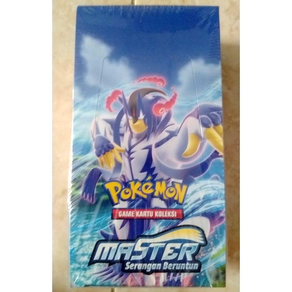 Kartu Pokemon TCG Box 8 Set Master Serangan Beruntun S5R1 Pedang Perisai Koleksi