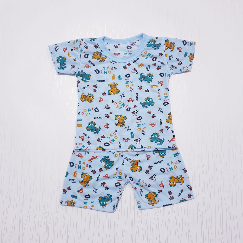 Setelan Anak Celana Pendek Motif Cowok Cyandclothing